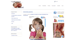 Desktop Screenshot of infermieristicapediatrica.it